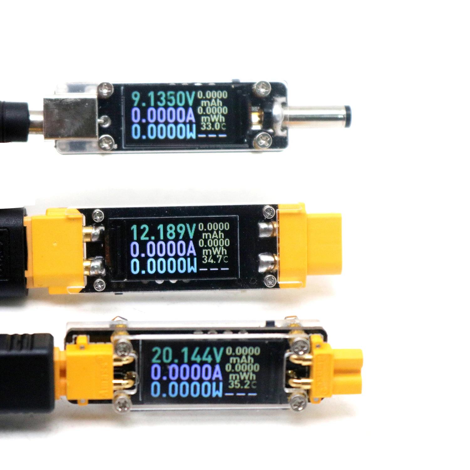 Drone Battery Voltage Checker - 20A DC XT30 / XT60 medidor
