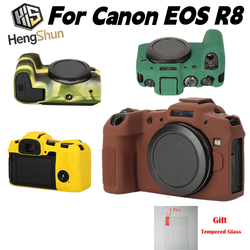 Canon Camera Eos R8 - Capa protetora de silicone macio para