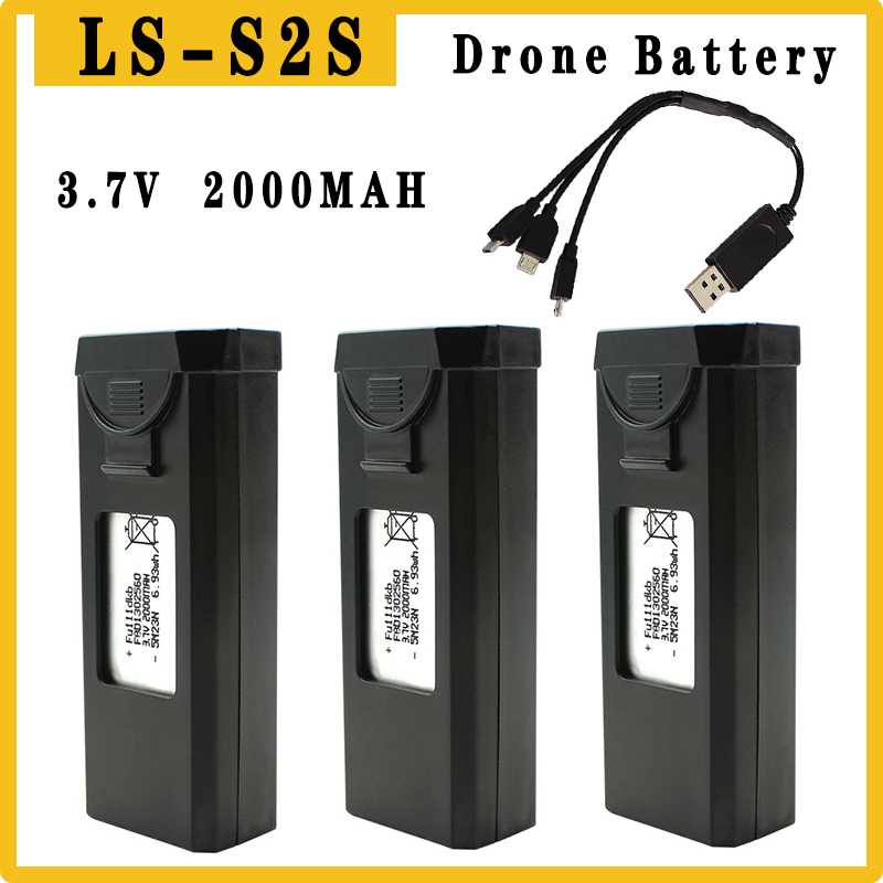 Drone Battery Li-Ion - Bateria original para drones s2s, 3.7v,