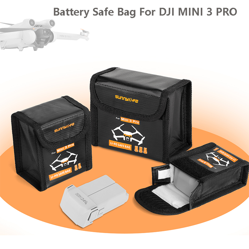 Drone Battery Bag - Estojo de armazenamento de bateria para