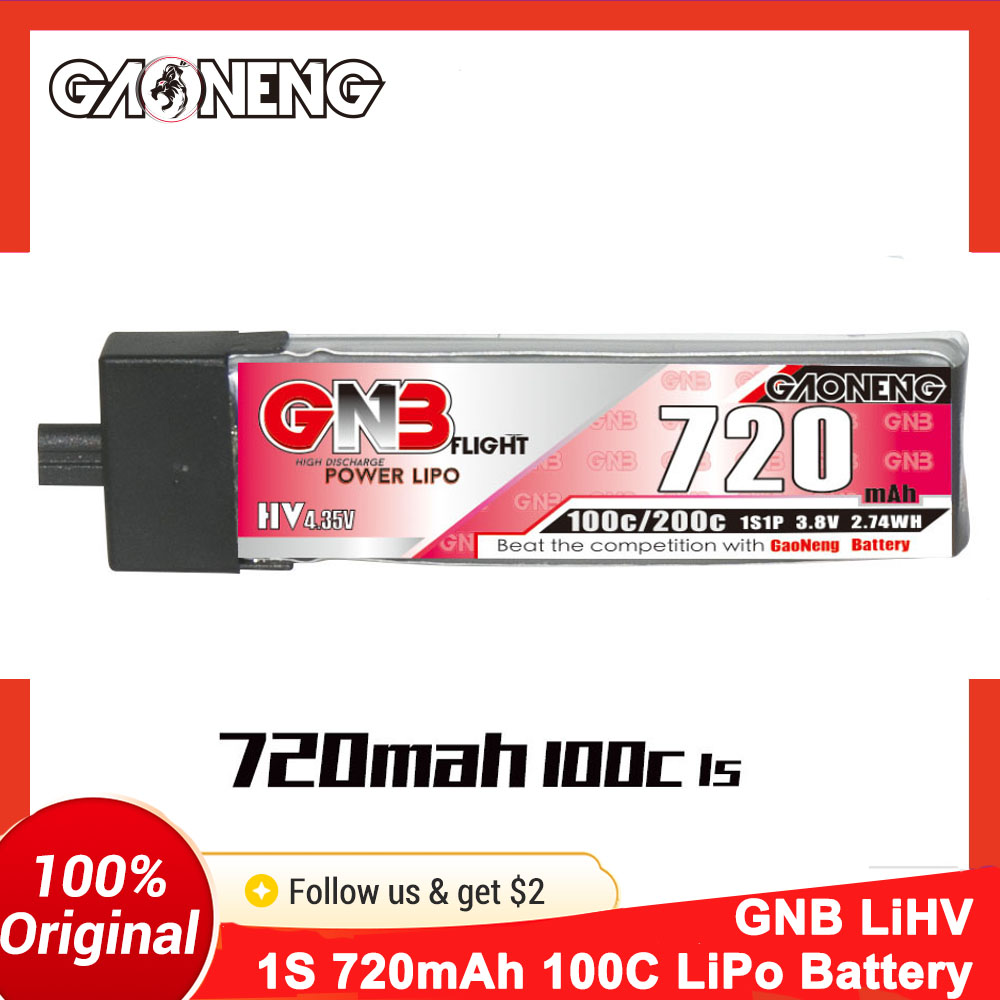 Drone Battery Li-Ion - Bateria GAONENG GNB 1S 3.8V 720mAh
