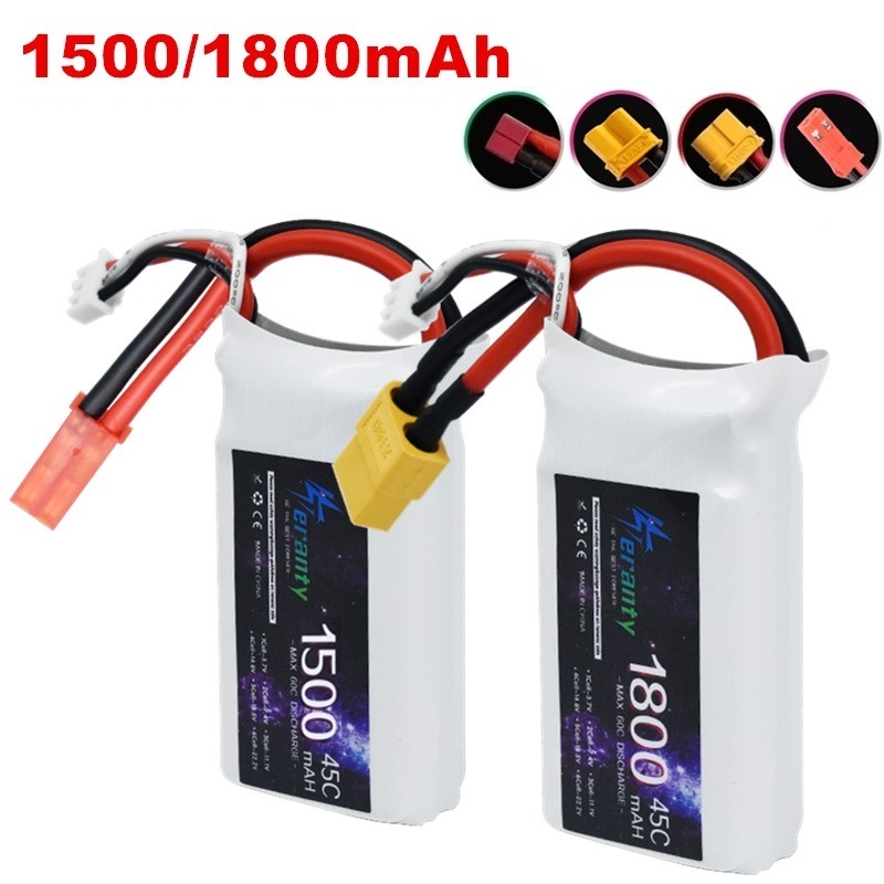 Drone Battery Li-Ion - 7.4v lipo bateria 2s 1500mah 1800mah