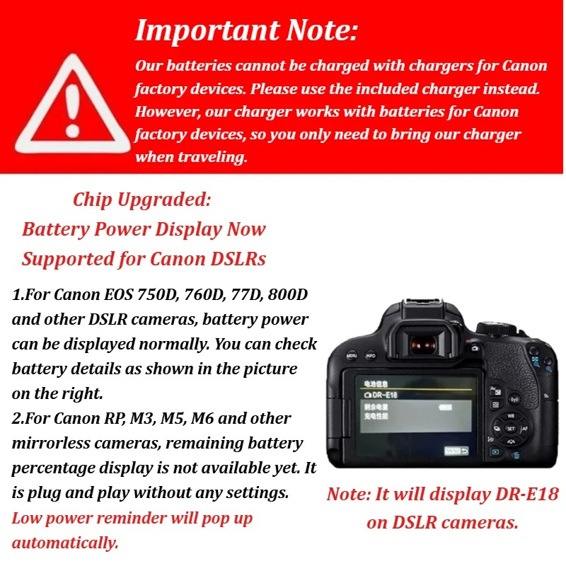 Bateria Recarregável Li-ion LP - Canon Camera Eos R8 avaliação e preço