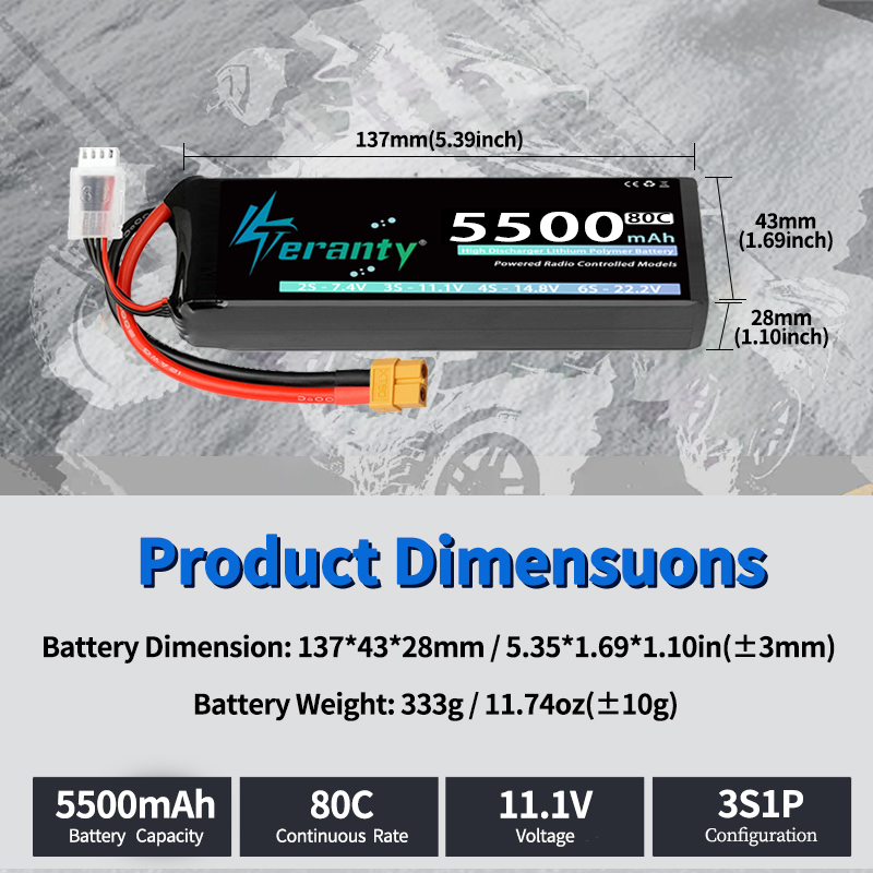 1/2 unidades Bateria Lipo TERA - Drone Battery Plate avaliação e preço