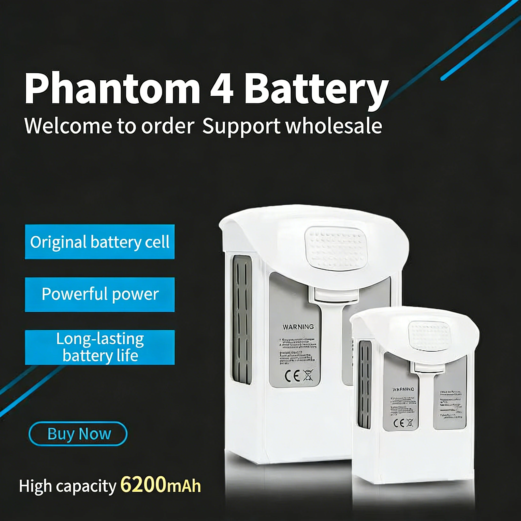 Nova Bateria Phantom 4 de 6200 - Drone Battery Li-Ion avaliação e preço